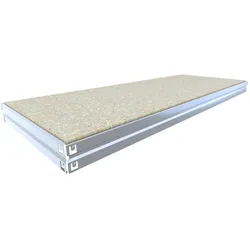 Zusatz-Fachboden Biedrax 60 x 240 cm, Verzinkt, Fachboden OSB 15 mm, Fachlast 300 kg