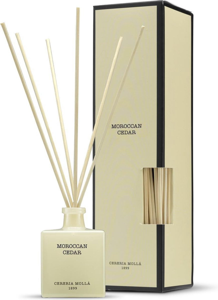 Cereria Mollà 1899 Mikado Geurstokjes Premium Moroccan Cedar 100ml