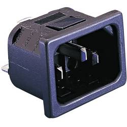 Bulgin PX0575/15/63 Kaltgeräte-Steckverbinder PX Stecker, Einbau vertikal Gesamtpolzahl: 2 + PE 10 A Schwarz 1 St.