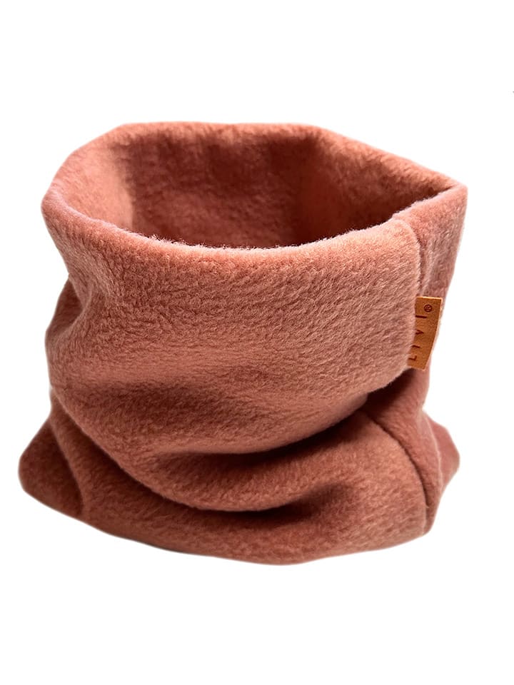 LiVi Fleece-Loop-Schal "coralle" in Rosa - (L)50 x (B)24 cm - onesize