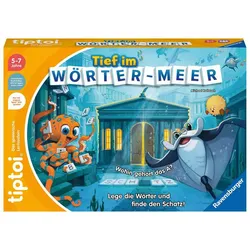 Ravensburger tiptoi - Tief im Wörter-Meer, Spiel für Kinder von 5-7 Jahren, für 1-4 Spieler