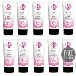 KIKÍ TRAVEL - SCHMIERMITTEL MIT GUM-GESCHMACK 50ML 10 + 1 KOSTENLOS