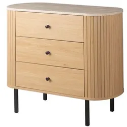 Kommode Fabia Holzoptik Braun Eiche