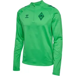 hummel SV Werder Bremen Pro 1/2-Zip Sweatshirt 2026/27 6525 - island green wo sponsor L