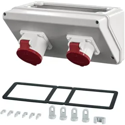 Hensel, Verteilerschrank Zubehör, HEN MICB12 Mi Connection Box zum Anbau an Gehäusewände 300mm