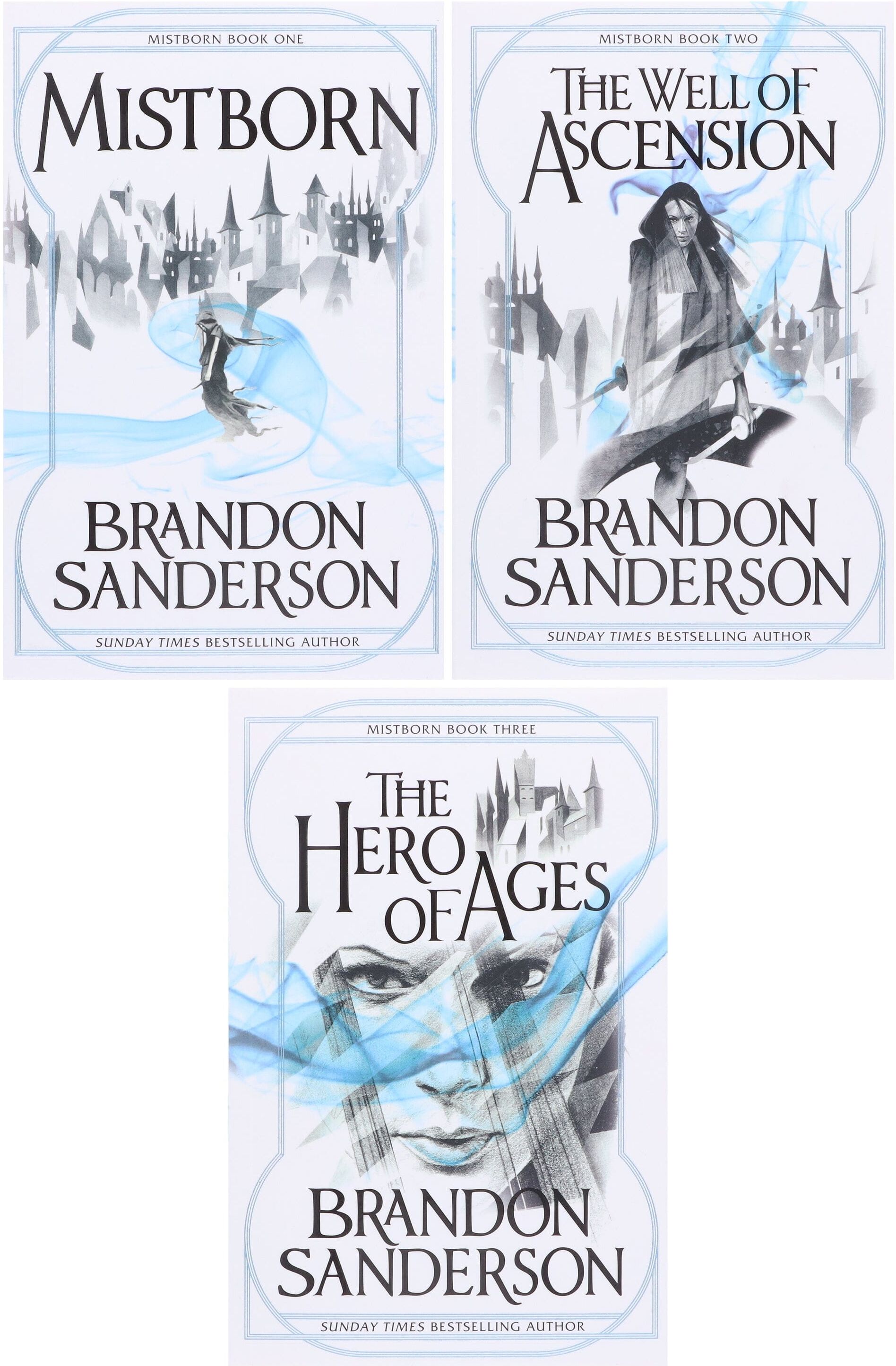 Mistborn by Brandon Sanderson: (Era One) 3 Books Collection Set - Fiction - Paperback Hachette