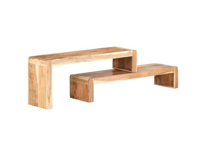 NEUF Armoires TV - Brun Meubles TV 2 pcs - pour maison - Bois d'acacia massif TT1119