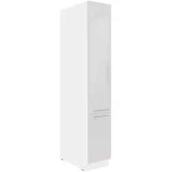Küchen Apothekerschrank 30 cm LARA Weiß hochglanz Küchenzeile Küchenblock