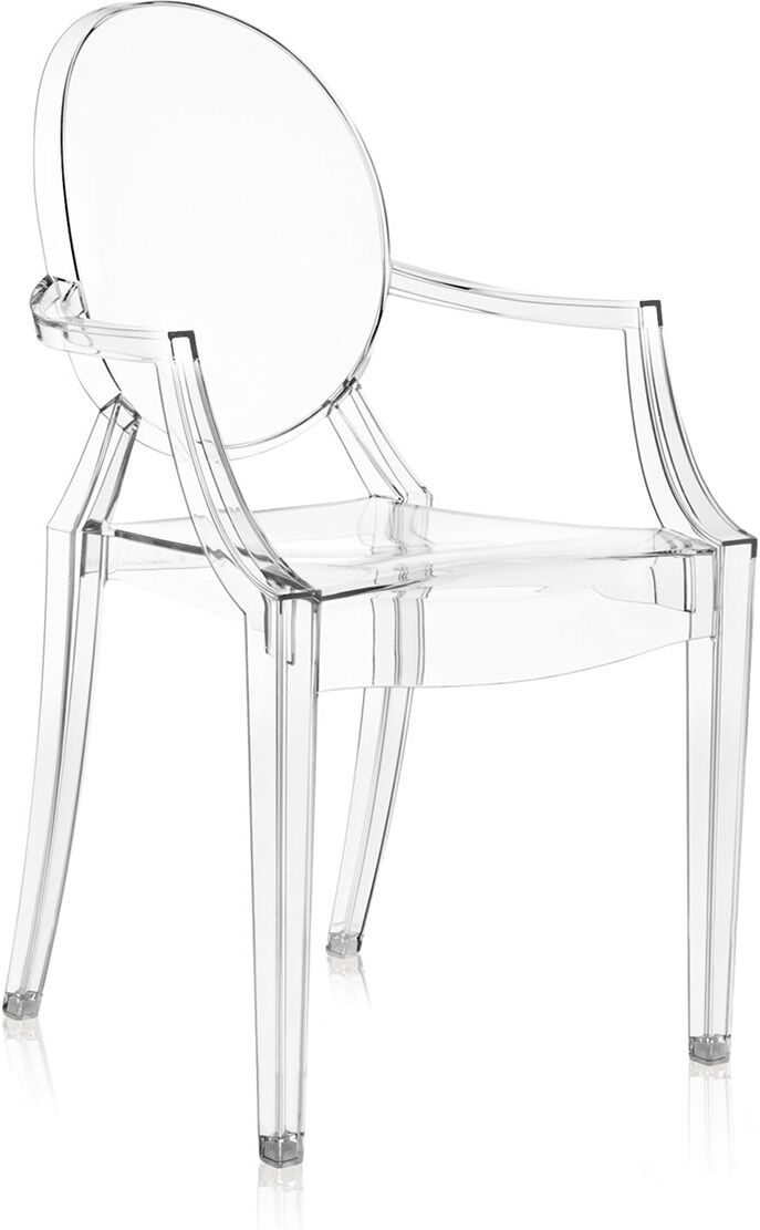 Kartell Sillón Louis Ghost de Philippe Starck para . Transparente