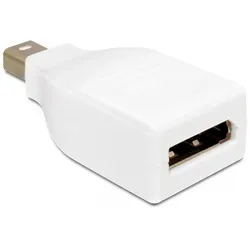DELOCK Displayport Adapter mini DP -> DP St/Bu weiß