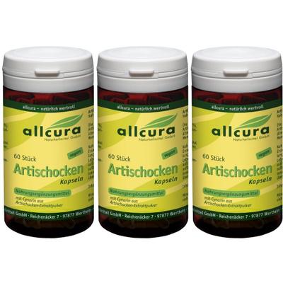 allcura Artischocken 3x60 St Kapseln
