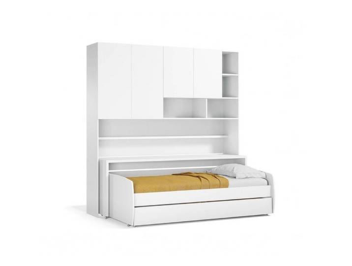 Multimo Jugendzimmer-Set Multimo Compact Bettbrücke mit Ausziehbett