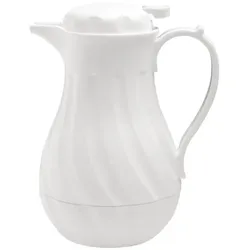 Olympia Swirl Isolierkanne weiß 2L