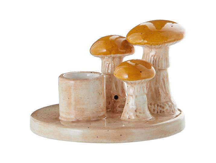 Kerzenhalter Pilze 10 x 10 x 7cm