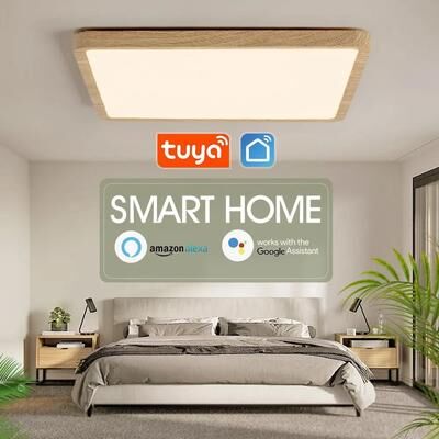 Uplift Treasures Smart RGB CCT LED Ceiling Light With App Control For Home Smart RGB CCT LED Ceiling Light With App Control For Home