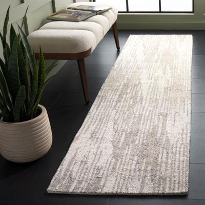 SAFAVIEH Handmade Ebony Sandy Modern Wool Rug