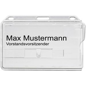 Böttcher-AG Kartenhalter Hartplastik, für 1 Karte, transparent