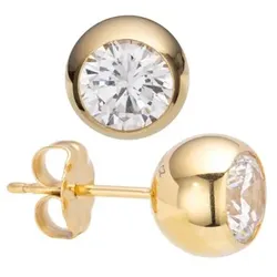 DIAMONIQUE® TITAN Ohrstecker = 1,80ct Brillantschliff