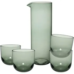 Like. by Villeroy & Boch Like Glass Trinkgläser mit Karaffe, Trinkgläser, Grün