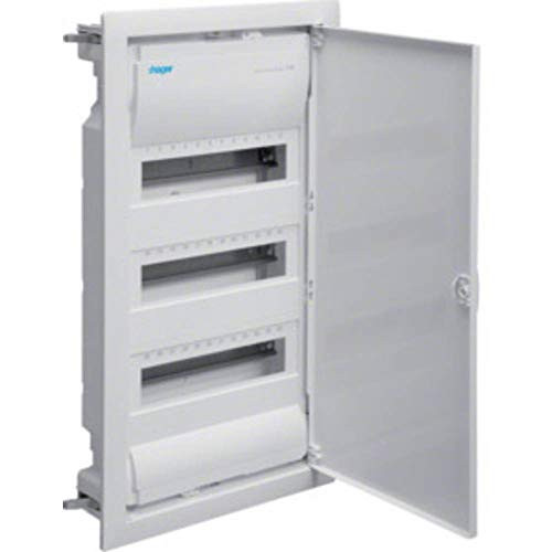 Hager VH36NC HWV Sicheringskast wit, IP30, 3x12PLE, DIN43870