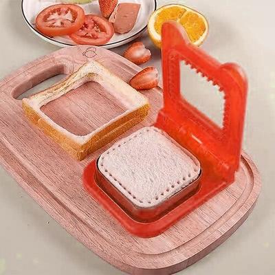 Sandwich-Formenschneider und -Versiegeler, Edelstahl-Brotschneide-Werkzeugset zum Versiegeln von DIY-Sandwich-Toasts, perfektes Küchenzubehör für die Zubereitung von Mittagssnacks
