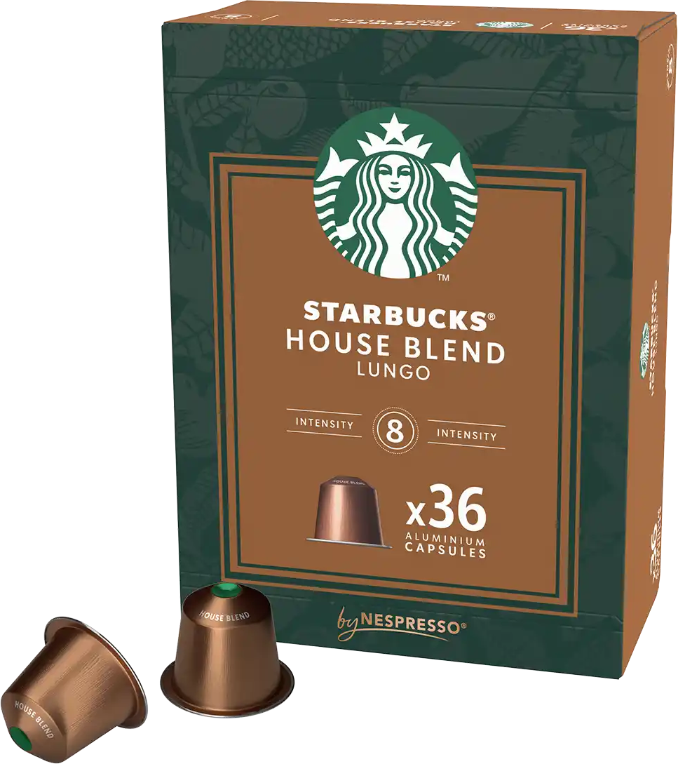 Starbucks®   Lungo House Blend - 36 Capsules de café pour Nespresso® - Lungo - Compatible Nespresso®