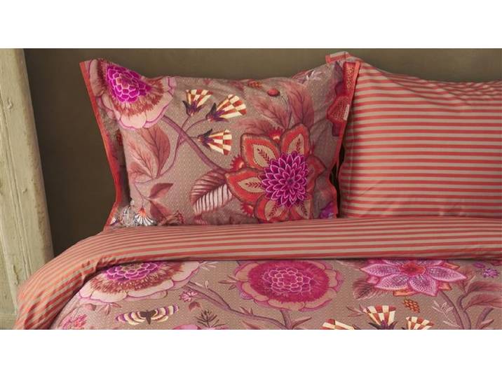 Pip Studio Viva La Vida Dekbedovertrek - Lits-jumeaux - 240x200/220 cm - Roze