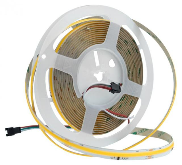 Eco Light COB LED-strip digitaal 24V warm wit 3000K 5 meter