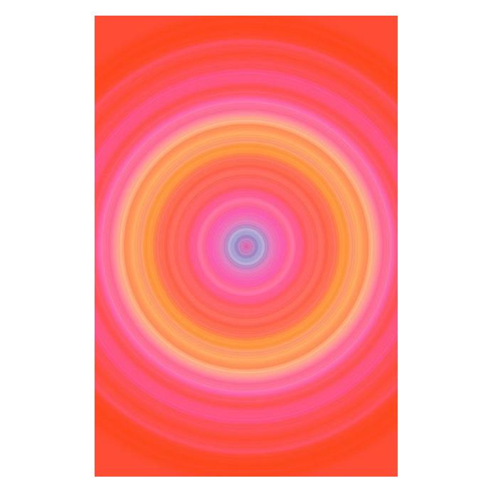 epubli Schreibwandel Notizbuch 'Herzensenergie' mit Reim-Affirmation (Mandala rot pink gelb) (A5, Gepunktet) (56056834)