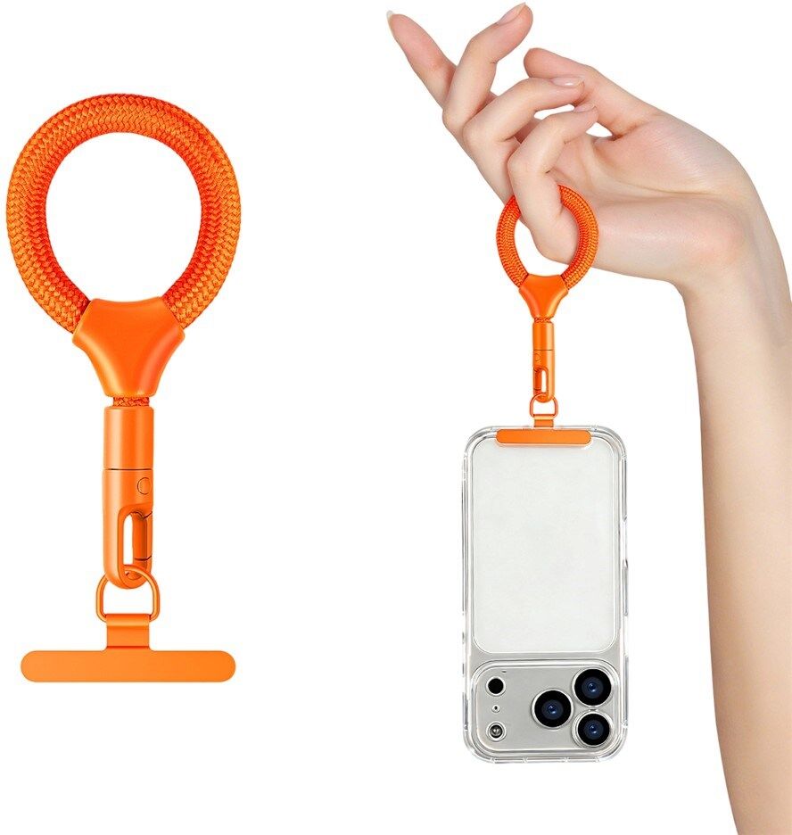 INCOVER Polyester Fingerstrop m. Metalspænde - 10cm - Orange