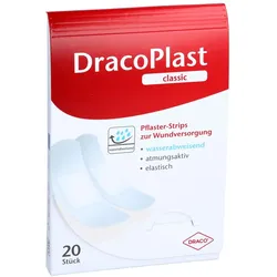 Dracoplast Classic Pflasterstrips Weiß 20 St