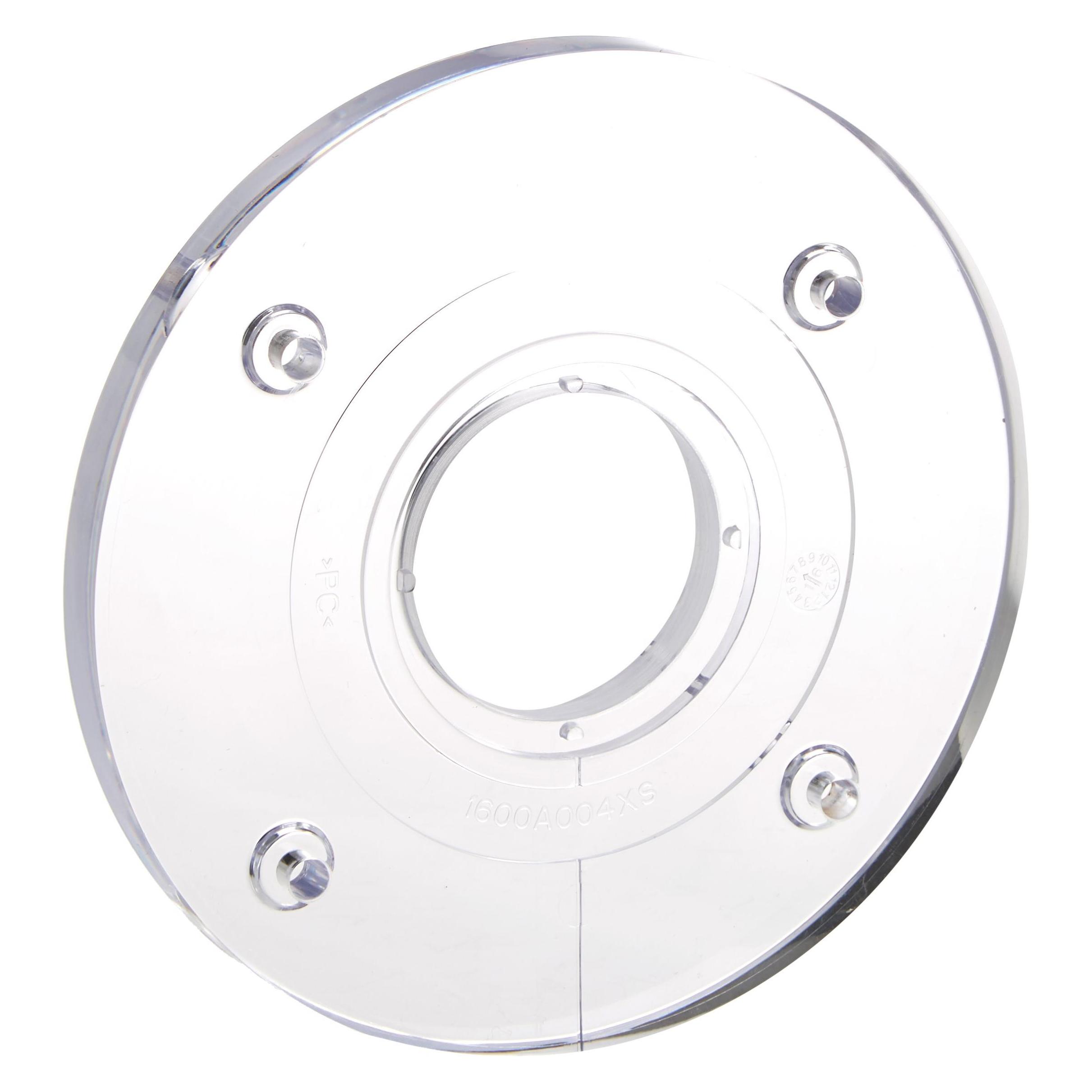 Bosch Professional Zubehör Grundplatte, rund, für GKF 600 (2608000333)
