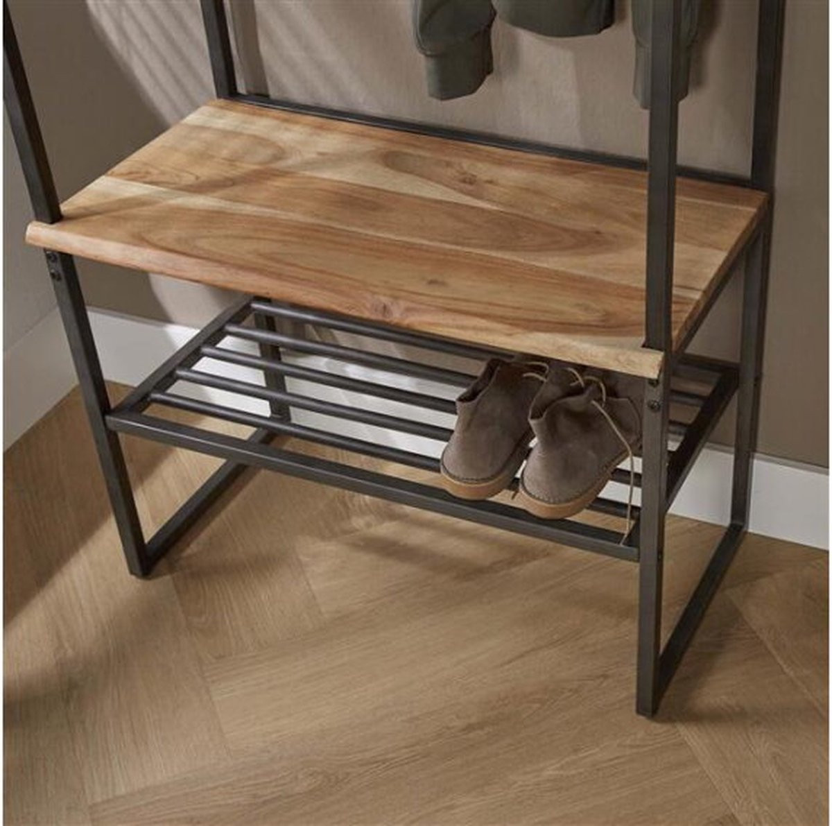 Garderobemeubel Edge acacia naturel