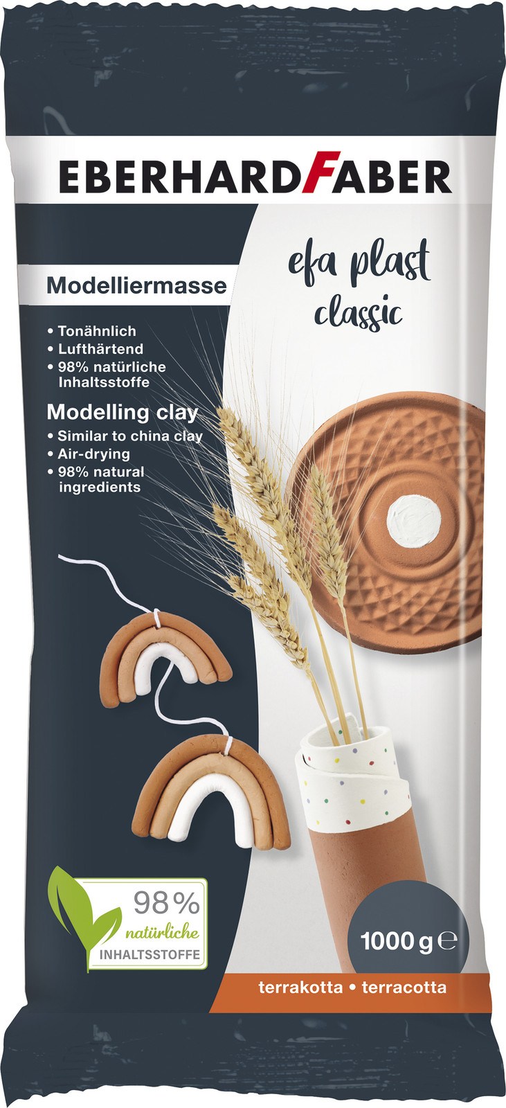 Eberhard Faber Modelklei EFA Plast classic, terracotta