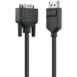 ALOGIC EL2DPVGA-02 Videokabel-Adapter 2 m DisplayPort VGA (D-Sub) Schwarz