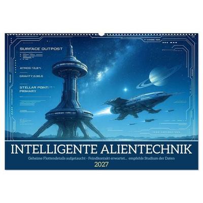 Intelligente Alientechnik (Wandkalender 2027 DIN A2 quer), CALVENDO Monatskalender