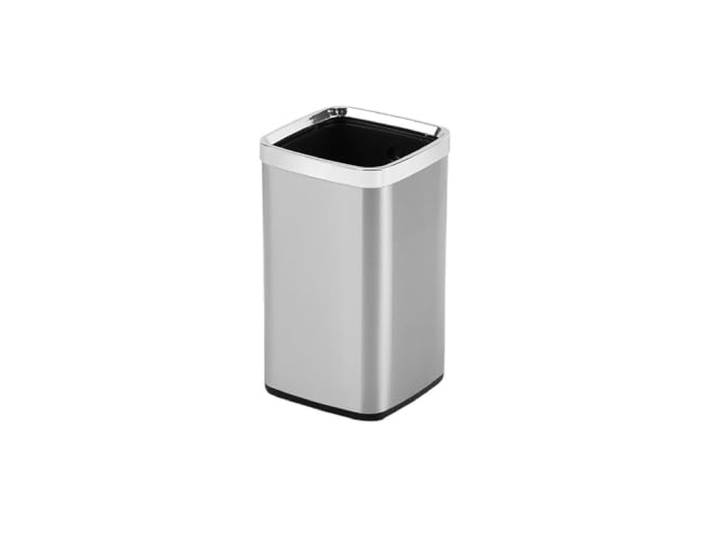 FZL02068LM Badezimmer Offener Mülleimer Im Badezimmer Des Büros(Silver)