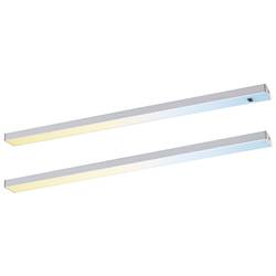 Paulmann Inline LED-Unterbauleuchte-Basisset LED LED 4 W Warmweiß Chrom (matt) 98609