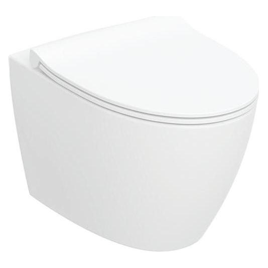 Ifö Spira Art saet vaeghaengt toilet TurboFlush m/toiletsaede hvid (10554040)