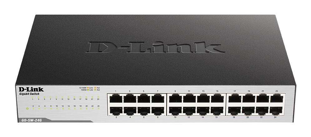 D-Link GO-SW-24G/E, 24-Port Unmanaged Gigabit Easy Desktop Switch