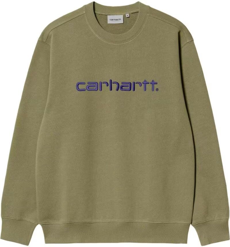 Sudadera Carhartt Wip Con Logo Verde M Hombre