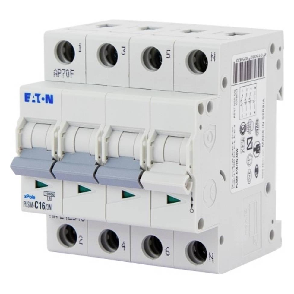 Eaton Leitungsschutzschalter (PLSM-C16/3N-MW)