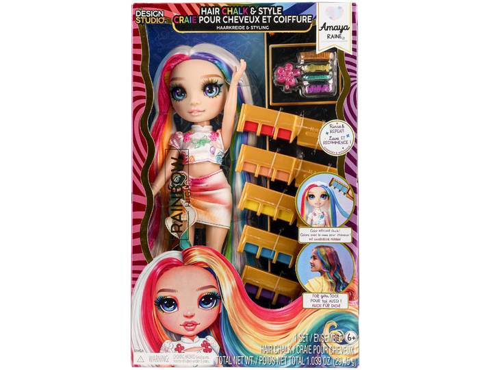 Rainbow High Hair Chalk & Style-Amaya