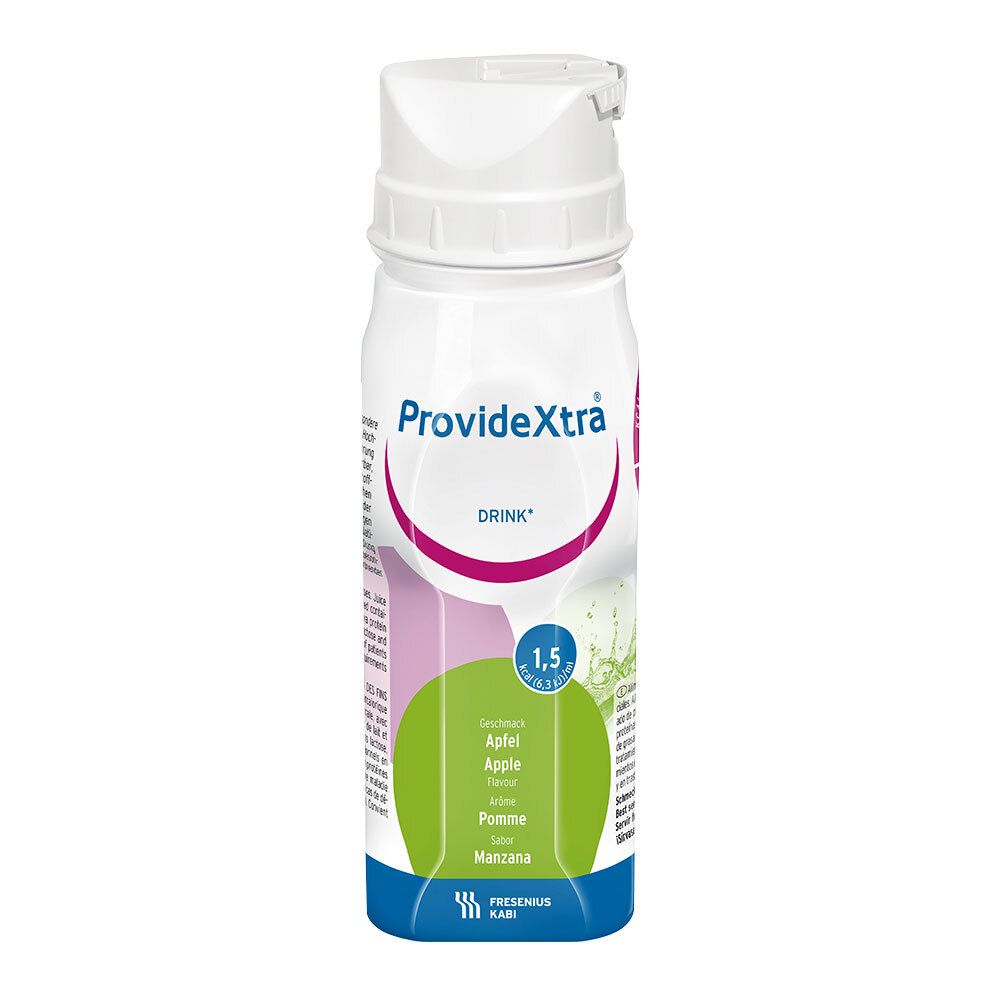 Provide Xtra Drink Apfel Trinkflasche 4x200 ml Lösung