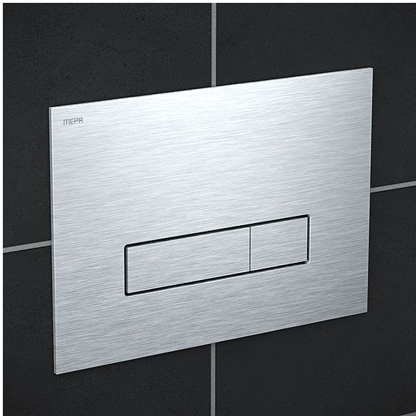 MEPA Orbit Betätigungsplatte 421829 Steel, für teileingelassene Montage