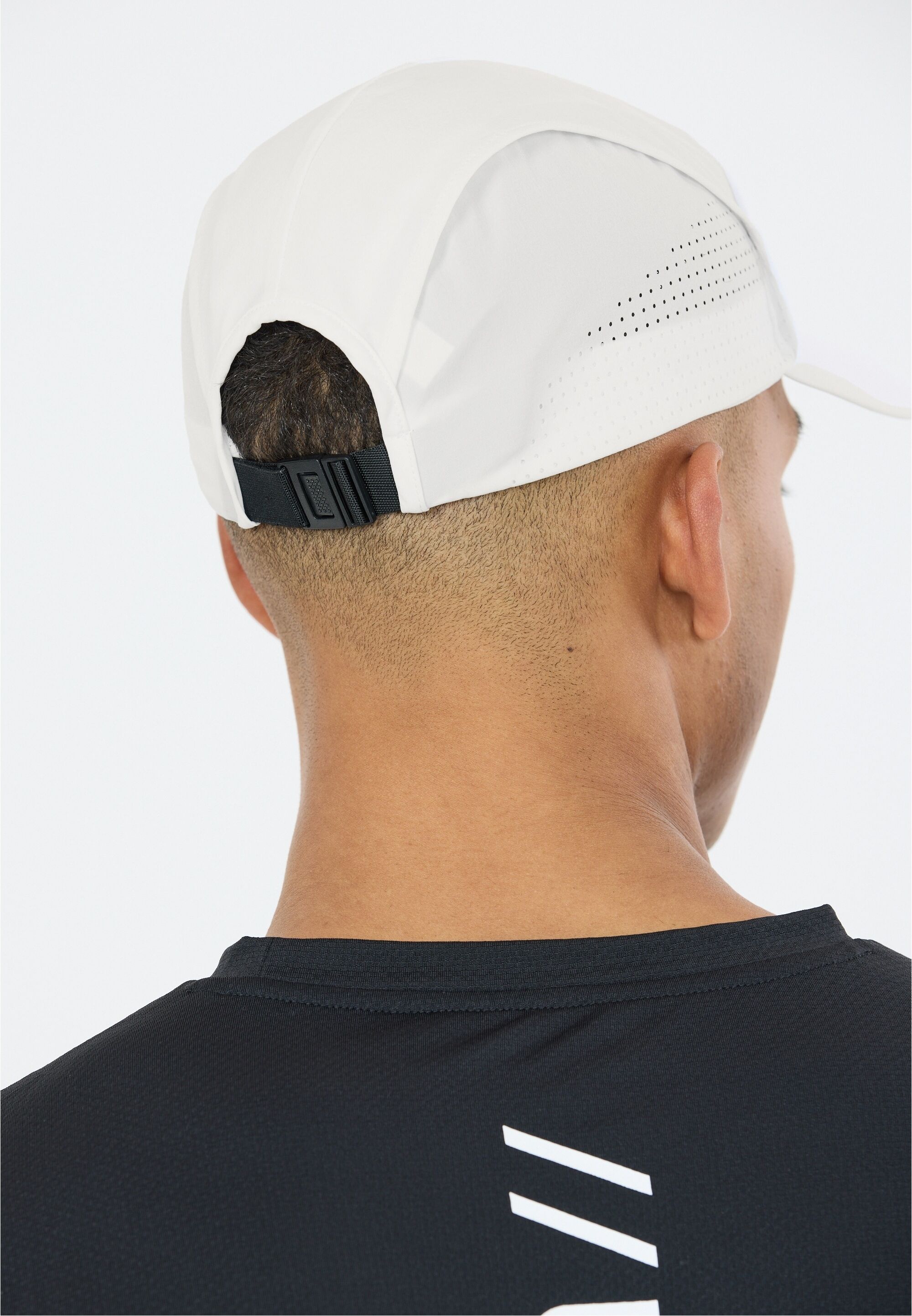 Baseball Cap ENDURANCE "Frekhaug", Damen, weiß, 80% Polyamid, 10% Elasthan, 10% Polyester, bedruckt, Caps, Getapte Nähte