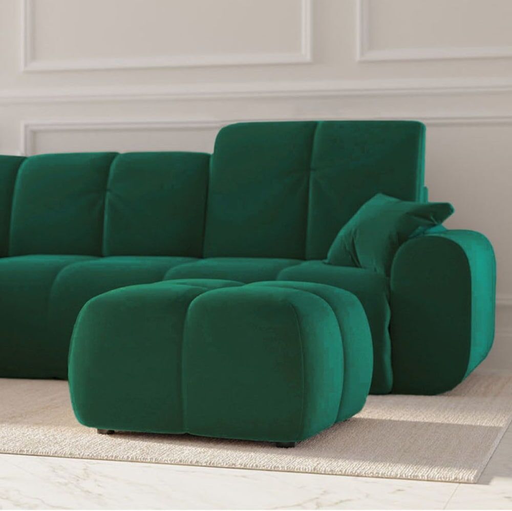 Mesonica Pouf vert foncé l93 Vert 76x42x93cm