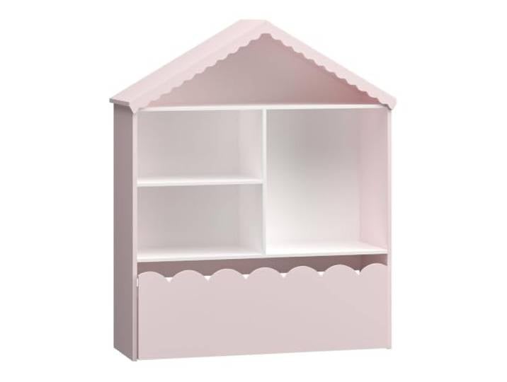 Helloshop26 Regal, zeitloses Design, Wohnzimmer, Schlafzimmer, Aufbewahrungsmöbel für Kinder, Rosa, Zuckerbart, Rosa, 03_0011309