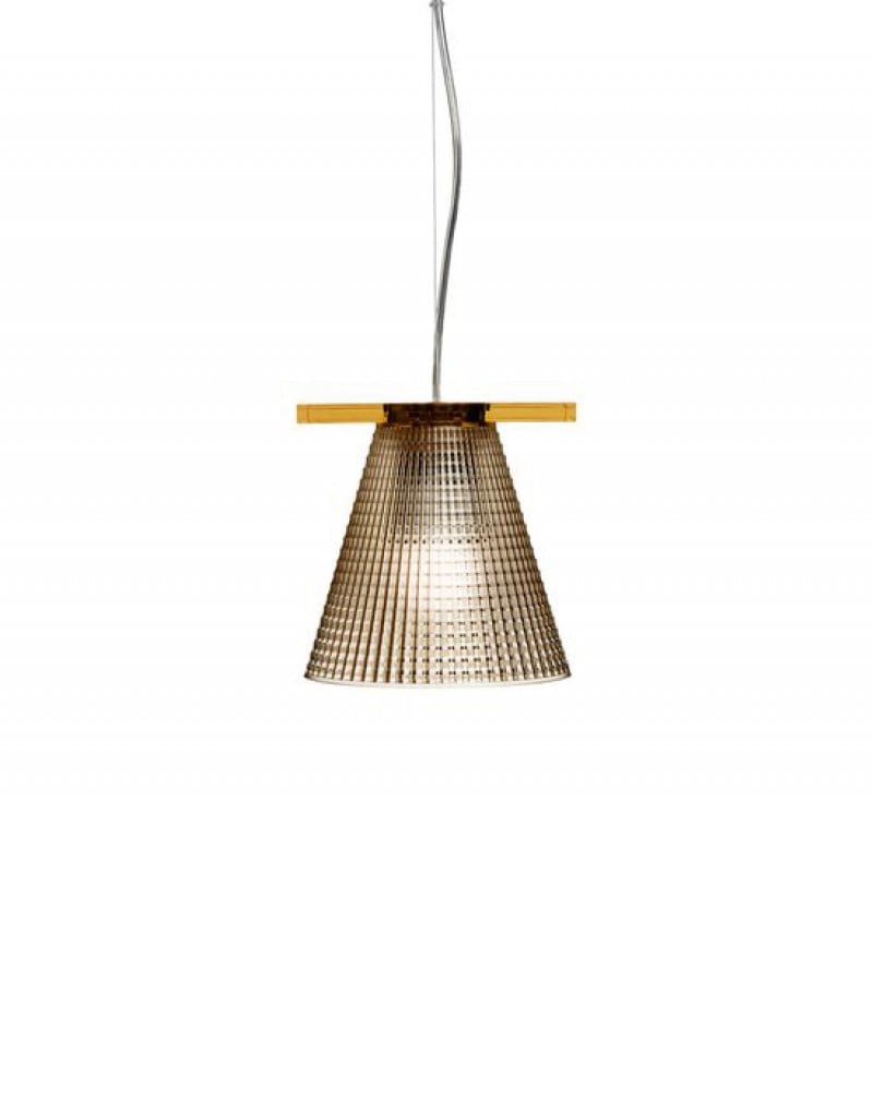 Kartell Light-Air Pendelleuchte (bernstein transparent, Kunststoff) bernstein transparent | Kunststoff 09130AM
