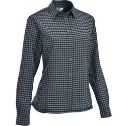 MAUL Damen Bluse Mosel - 1/1 Flanellbluse karo, Größe 40 in Grau Grau